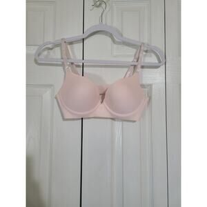 Steve Madden 34B women's pink gentle lift bra with smoothing back